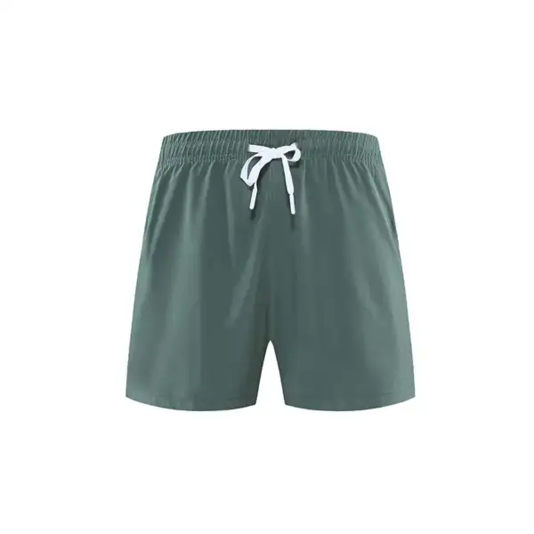 Summer Men's Sports Professional Marathon Running Quick-drying Breathable Fitness Track Field Double-layer Training Shorts - Image 4