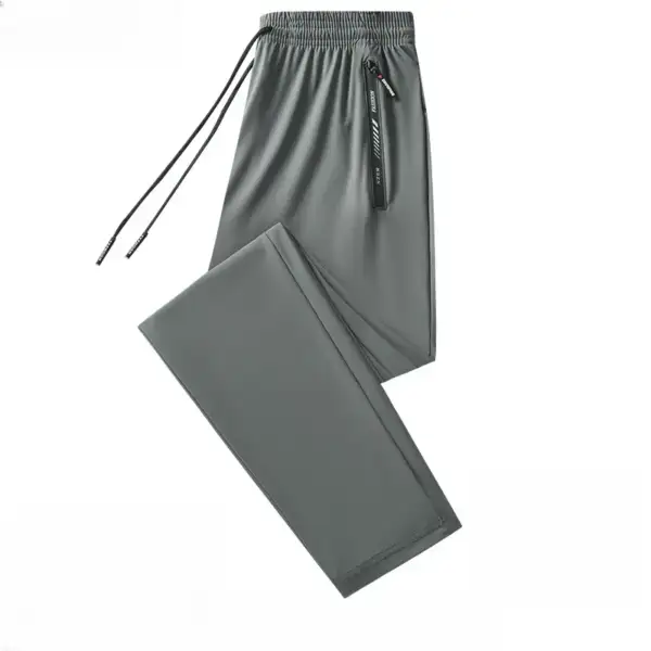 Men's Summer Lightweight Ice Silk Stretch Breathable Loose Sport Pants for Running, Hiking, Fitness, GYM,Training，and Daily Wear - Image 5