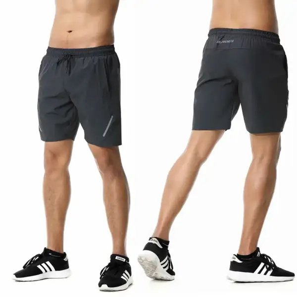 Sports Shorts Men's Summer Essential for Night Running Casual Five-minute Pants Sports Fitness Reflector Quick-drying Sweatpants - Image 4