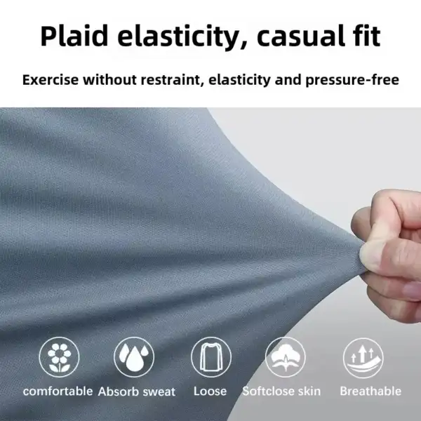Men's Sportswear Set Spring Quick-Dry Running Fitness Clothing Casual Jacket Outdoor Cycling Wear Morning Run Training Pants - Image 6