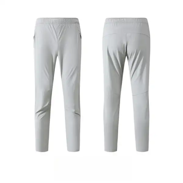 Outdoor Sports Pants Casual Quick-drying Pants Men's Fitness Training Comfortable Straight Loose Breathable Waterproof Camping - Image 6