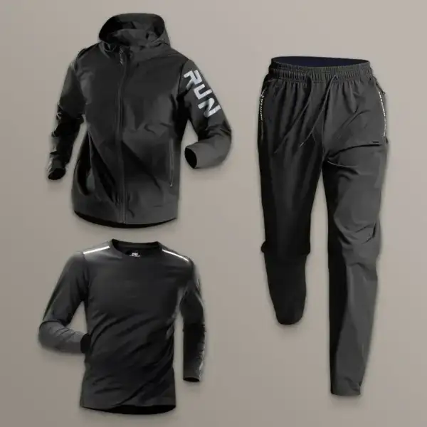Men's Sportswear Set Quick-Dry Running Clothes Fitness Wear Morning Run Clothing Spring Autumn Basketball Training Jacket - Image 4