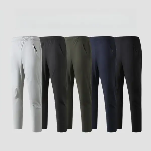 Outdoor Sports Pants Casual Quick-drying Pants Men's Fitness Training Comfortable Straight Loose Breathable Waterproof Camping - Image 3