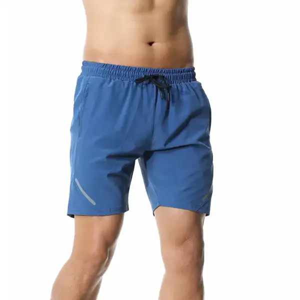 Sports Shorts Men's Summer Essential for Night Running Casual Five-minute Pants Sports Fitness Reflector Quick-drying Sweatpants - Image 3