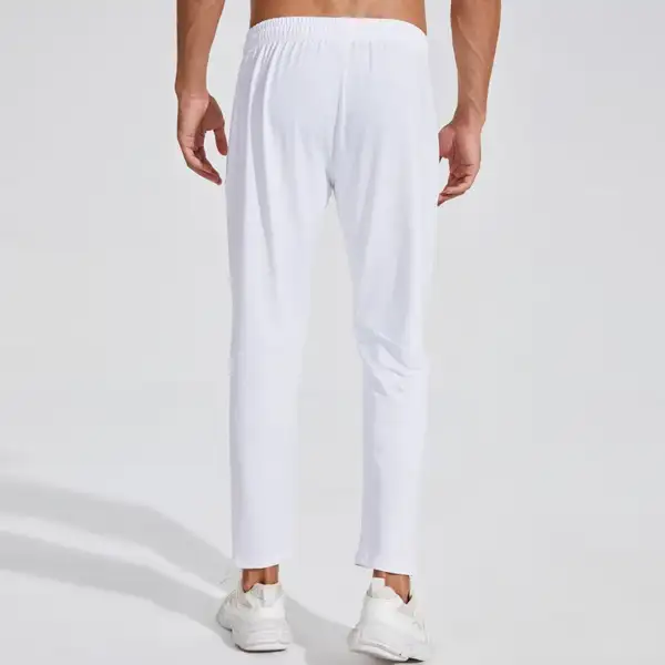 New Casual Sports Pants Moisture Wicking Men's Loose Straight High Elastic Outdoor Running Basketball Fitness Quick-Drying Pants - Image 4
